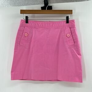 Lilly Pulitzer White Label Pink Mini Skirt Size 4